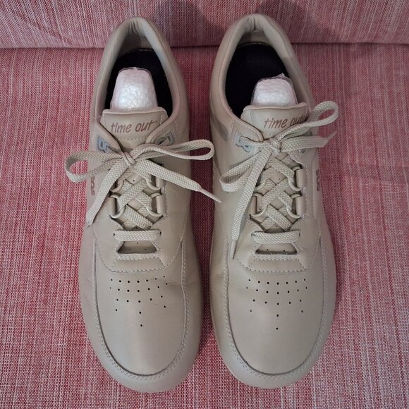 SAS Time Out Walking Shoes USA Men's 10 1/2 N Bone Comfort Orthopedic Sneaker - Picture 3 of 9